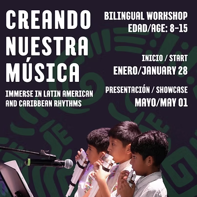 Creando Nuestra Música (Creating Our Music) - logo